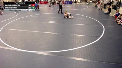 10U - 67 lbs Cons. Round 4 - Maclan Hamilton, Farmington Wrestling Club vs Cael Richards, Lakeville Youth Wrestling Association