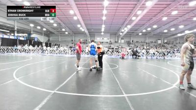 132 lbs Rr Rnd 1 - Ethan Cronkright, Blue Shell Wrestling Club vs Joshua Buck, Broad Axe Wrestling Academy HS2