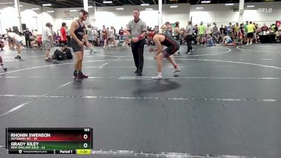 165 lbs Round 1 (4 Team) - Grady Kiley, New England Gold vs Rhonin Swenson, Outsiders WC