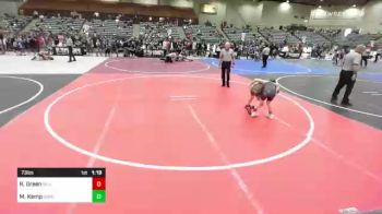 73 lbs Round Of 16 - Robert Green, Silverback WC vs Max Kemp, Dominate WC