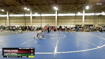 66 A Round 1 - Caesyn Sewell, Grangeville Youth Wrestling vs Brooks Pingree, All In Wrestling Academy