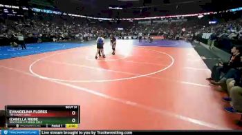 Girls 235 lbs Champ. Round 1 - Izabella Riebe, Wisconsin Lutheran Girls vs Evangelina Flores, Tri-County Girls