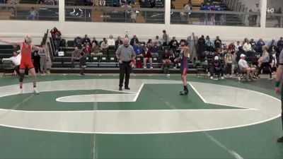 132 lbs 1st Place Match - Daniel Estrada, Homewood Middle School vs Jackson Holland, Bumpus