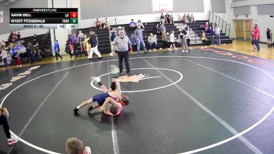 65 lbs Round 1 - Gavin Bell, Latrobe vs Wyatt Fitzgerald, Fort Hill Mat Club