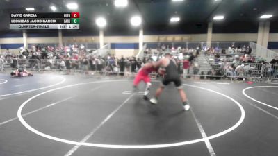 190 lbs Quarterfinal - David Garcia, Hueneme HS vs Leonidas Jacob Garcia, Dark Horse WC