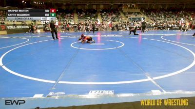 66 lbs Consi Of 8 #2 - Harper Martin, Elevate Wrestling Academy (EWA) vs Kathy Waldron, Milo Wrestling Club