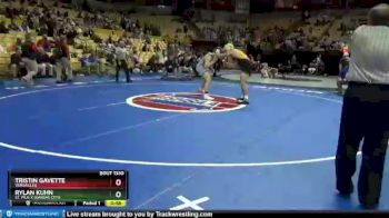 220 Class 1 lbs Semifinal - Tristin Gavette, Versailles vs Rylan Kuhn, St. Pius X (Kansas City)