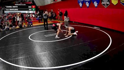 133 lbs Quarterfinal - A.J. Snatchko, West Allegheny Hs vs Daniel Smith, Burgettstown Hs