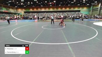 120 lbs Round Of 32 - Samantha Maestas, Alamosa vs Jasmine Tamondong, Douglas