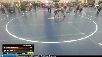 87 lbs Cons. Round 4 - Santiago Garcia, TX vs Brody Ashley, MI