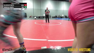 110 lbs Rr Rnd 5 - Justice Davis, SOTM Lady Outlaw vs Scarlett Vigil, Funky Singlets K-6