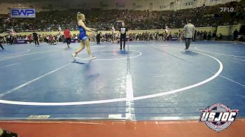 118 lbs Round Of 16 - Lindlee Hubbard, Owasso Takedown Club vs Zoe Jenkins, Midwest City Bombers Youth Wrestling Club