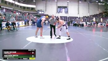 285 lbs Cons. Round 2 - Mark McCane, Tioga Sr HS vs Matthew Recca, Tottenville-PSAL