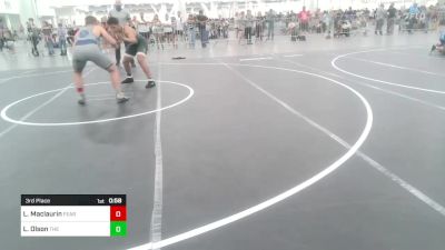 190 lbs 3rd Place - Logan Maclaurin, Fearless vs Lj Olson, The 300