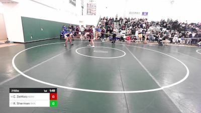 215 lbs Round Of 32 - Christian DeMaio, North Haven vs Randall Sherman, Rockville