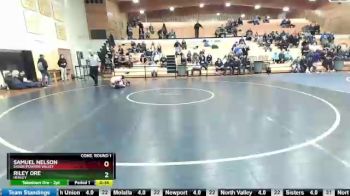 126 lbs Cons. Round 1 - Samuel Nelson, Baker/Powder Valley vs Riley Ore, Henley