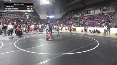 63 lbs Cons. Semis - Cade Hill, Black Fox Wrestling Academy vs Xander Ramirez, Juggernaut WC