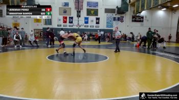 165B Round 3 - Jeremiah Perez, Kingsway Regional vs Sebastian Santos, North Hunterdon