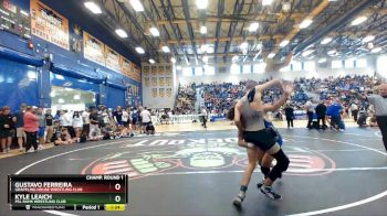 120 lbs Champ. Round 1 - Kyle Leaich, PSL Rams Wrestling Club vs Gustavo Ferreira, Grappling House Wrestling Club