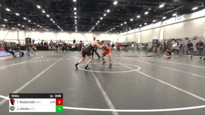 184 lbs C Of 16 #2 - Timothy McDonnell, Oregon State vs Jeremy Olszko, Ohio