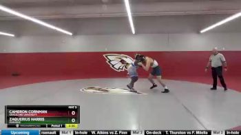 184 lbs Champ. Round 1 - Zaquerius Harris, Dubuque vs Cameron Cornman, Graceland University