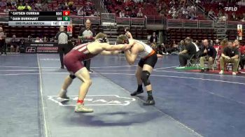 2A-175 lbs 3rd Place Match - Caysen Curran, Mount Vernon vs Dain Burkhart, Fairfield