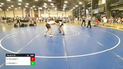 145 lbs Round Of 16 - Ashton Campbell, PA vs Jacob Brockey, NY