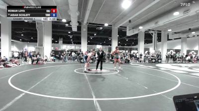 86 lbs Champ. Round 1 - Roman Loya, California vs Aidan Schlett, Tar Heel Wrestling Club