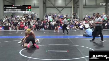 160 lbs Champ. Round 1 - Corbin Friend, Bonner Springs vs Christian Peterson, Smoky Valley