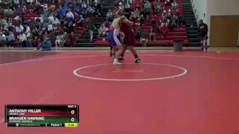 285 lbs Cons. Round 3 - Bransen Hawkins, Kenmore-Garfield vs Anthony Miller, Uniont. Lake