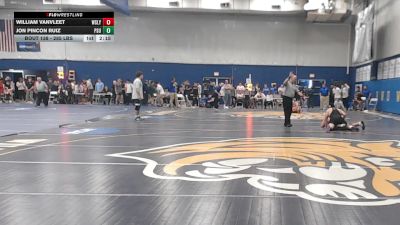 285 lbs Consi Of 16 #2 - William VanVleet, Wesleyan vs Jon Pincon Ruiz, Plymouth