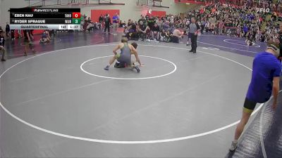 138 lbs Quarterfinal - Eben Nau, Tahoma vs Ryder Sprague, West Linn