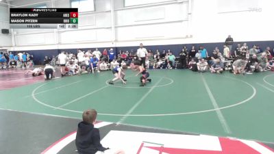 120 lbs Quarterfinal - Dominique Herbert, Rebellion-MS vs Brock McClure, Heart Of A Lion