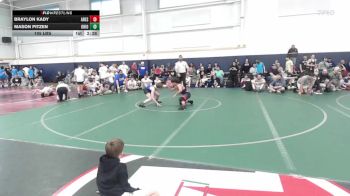 120 lbs Quarterfinal - Dominique Herbert, Rebellion-MS vs Brock McClure, Heart Of A Lion