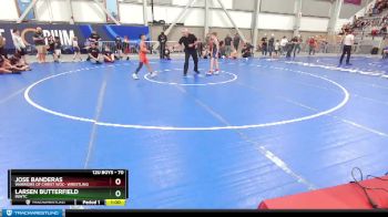 70 lbs Quarterfinal - Jose Banderas, Warriors Of Christ WOC- Wrestling vs Larsen Butterfield, INWTC