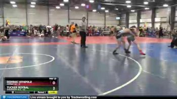 140 lbs Round 2 (6 Team) - Tucker Roybal, Sanderson W.A. vs Dominic Hitapole, Combat WC