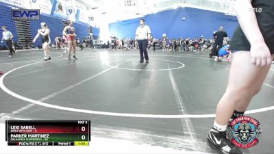 165 lbs Round 2 (4 Team) - Lexi Sabell, Girls With Grit vs Parker Martinez, Oklahoma Supergirls