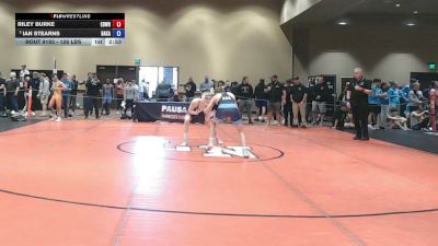 126 lbs Cons. Rd Of 16 - Riley Burke, Edge Wrestling vs Ian Stearns, Bad Karma