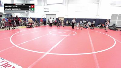J-70 lbs 7th Place - Jordan Staton, MI vs Keyvon Barbee Jr., MI