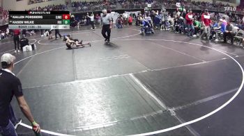 56 lbs Champ. Round 2 - Kasen Wilke, FoxFit vs Kallen Forsberg, Chadron Junior Wrestling Club