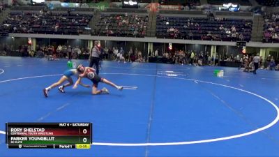 70 lbs Cons. Round 2 - Rory Shelstad, Centennial Youth Wrestling vs Parker Youngblut, DC Elite