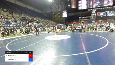 132 lbs Rnd Of 64 - Eloise Woolsey, Hawaii vs Chloe Sanders, Iowa