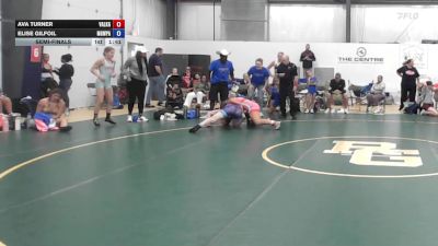 61 lbs Semifinal - Ava Turner, Valkyrie Girls WC - W vs Elise Gilfoil, MGW Bittersweet Mint - W