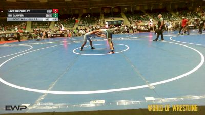 135 lbs Consi Of 8 #2 - Jace Briquelet, Unaffiliated vs Eli Glover, Orchard South WC