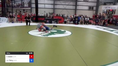 92 kg Consi Of 16 #1 - Isaiha Casto, Glenville RTC vs Jared Thiry, Jackrabbit Wrestling Club