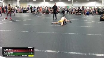 76 lbs Round 7 (8 Team) - Luke Beck, Terps East Coast Elite vs Mac Burns, Kraken Red