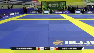 Isadora Villa N. Pereira vs Taylor Kathleen Pedersen 2025 Brasileiro Jiu-Jitsu IBJJF