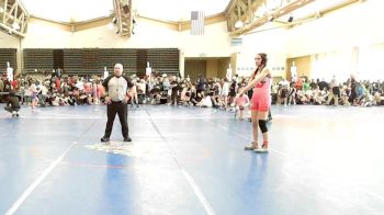 140 lbs Rr Rnd 2 - Joy Castellucci, NewWhale Pink - Girls vs Chloe Binaco, Bayside Baddies - Girls