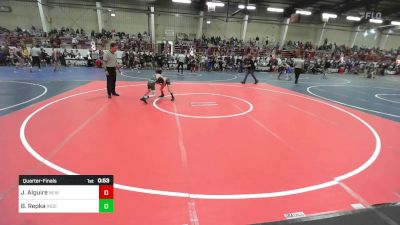 58 lbs Quarterfinal - Jd Alguire, New Mexico Bad Boyz vs Brett Repka, Independent