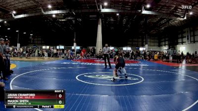 106 lbs Round 2 (6 Team) - Javan Crawford, GREAT NECK WC - GOLD vs Mason Smith, HANOVER HAWKEYE